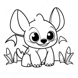 Stitch And Toothless Coloring Page 57474-47788