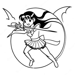 Sailor Pluto Coloring Pages