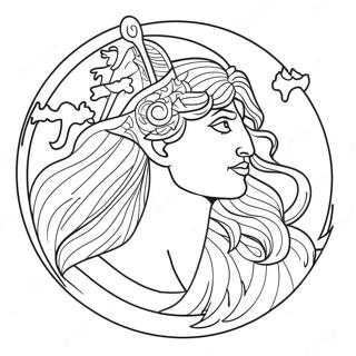 Advanced Mythology Coloring Page 57564-47864