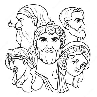 Epic Greek Gods Coloring Page 57565-47854