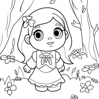 Elinor With Colorful Friends Coloring Page 57575-47871