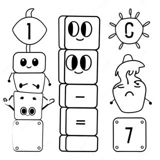 Numberblocks 100 Coloring Page 57594-47883