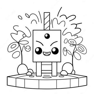 Numberblocks 100 Coloring Page 57594-47884