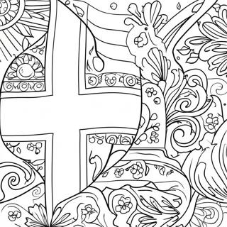 Sweden Flag Coloring Page 57604-47890