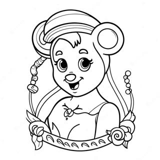 Disney Tattoo Coloring Page 57624-47903