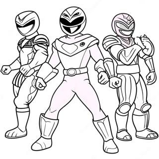 Pink Power Ranger Coloring Page 57634-47915