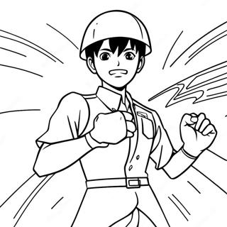 Shinji Ikari In Battle Coloring Page 57645-47927