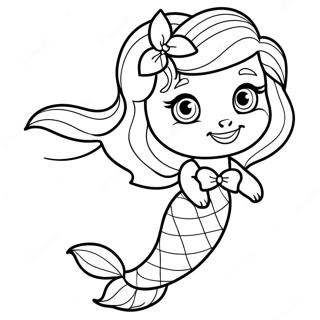 Barbie Dolphin Coloring Page 57664-47944