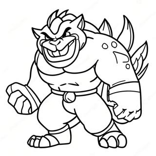 Incineroar Coloring Page 57674-47946