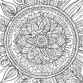 Indian For Adults Coloring Pages