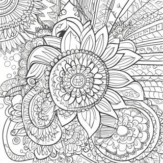 Intricate Indian Patterns Coloring Page 57685-47962