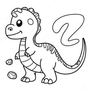 Dinosaur Alphabet Coloring Page 57694-47958