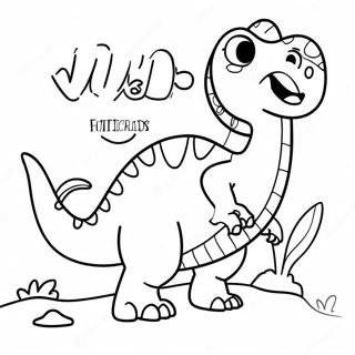 Colorful Dinosaur Alphabet Coloring Page 57695-47967