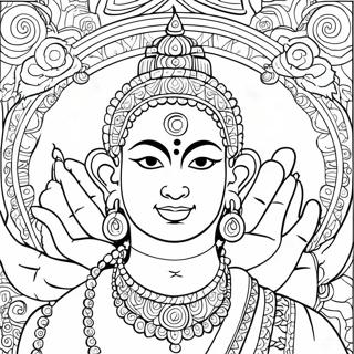 Hindu Coloring Pages