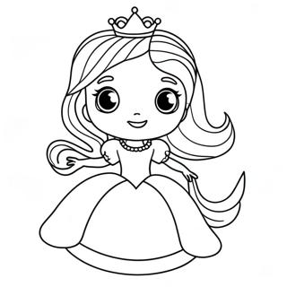 Princess Game Coloring Pages