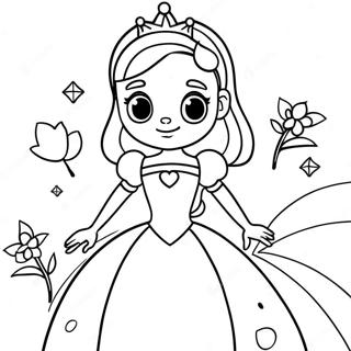 Princess Game Coloring Page 57714-47978