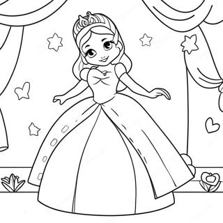 Princess Game Coloring Page 57714-47979