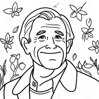 Bush Coloring Page 57724-47994