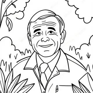 Bush Coloring Page 57724-47996