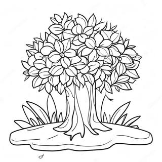 Bush Coloring Pages