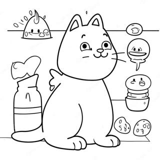 Simon S Cat Coloring Page 57734-47990