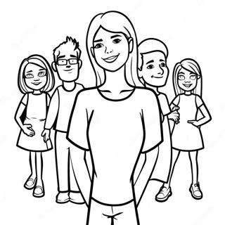 Rebecca Zamolo With Friends Coloring Page 57745-48010