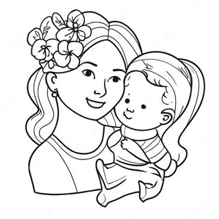 Mothers Day Coloring Page 57794-48038