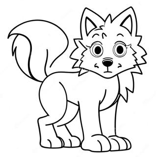 Wolf Sonic Coloring Page 57824-48075