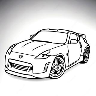 Nissan 370z Coloring Pages