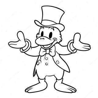 Scrooge Mcduck Coloring Pages