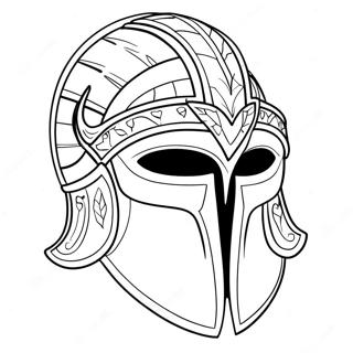 Brave Helmet Of Salvation Coloring Page 57885-48110