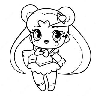 Chibi Sailor Moon Coloring Pages