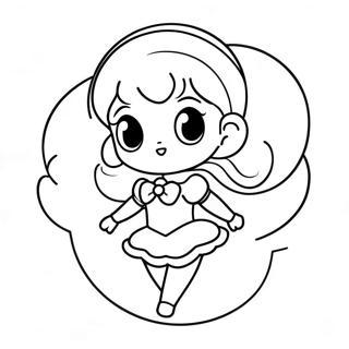 Chibi Sailor Mercury In Action Coloring Page 57915-48141