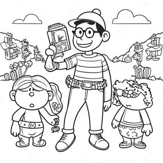 Where S Waldo Coloring Page 57934-48155