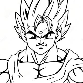 Gohan Super Saiyan 2 Coloring Pages