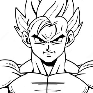 Gohan Super Saiyan 2 Coloring Page 57944-48147