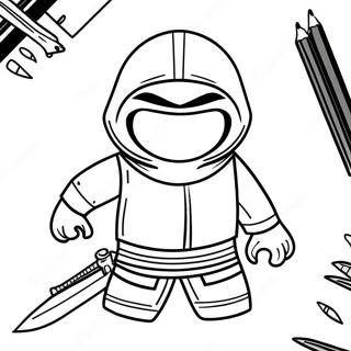 Spy Ninjas Logo Coloring Page 5794-4626