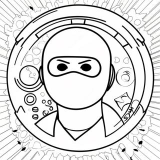 Spy Ninjas Logo Coloring Page 5794-4627