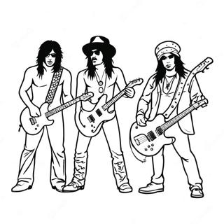 Motley Crue Rock Concert Coloring Page 57955-48171