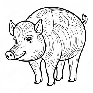 Wild Boar Coloring Pages