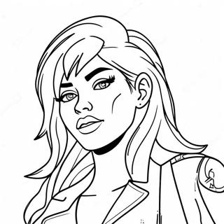 Jem And The Holograms Coloring Page 57975-48197