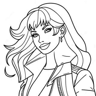 Jem And The Holograms Coloring Page 57975-48200