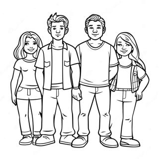 Shameless Characters Coloring Page 57985-48190