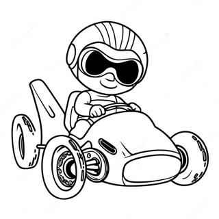 Ricky Zoom Racing Adventure Coloring Page 57995-48205