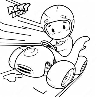 Ricky Zoom Racing Adventure Coloring Page 57995-48208