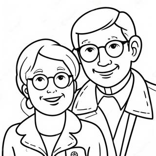 Happy Mom And Dad Coloring Page 58005-48211