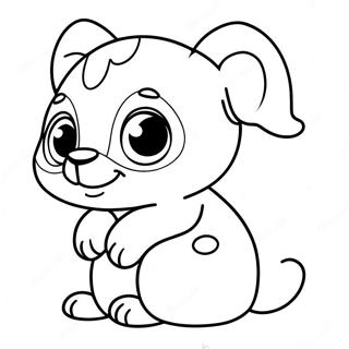 Cute Baby Mammals Coloring Page 58015-48218