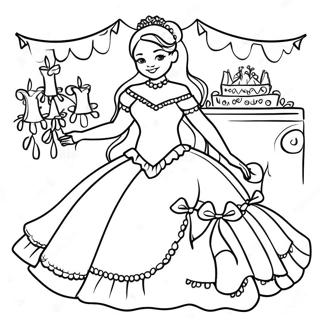 Quinceanera Coloring Pages