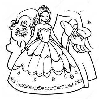 Quinceanera Celebration Coloring Page 58034-48232