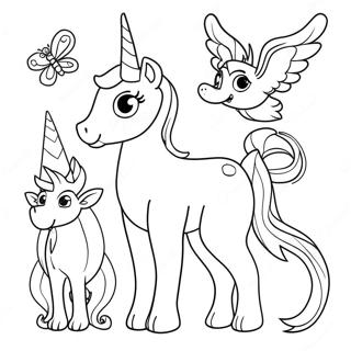 Magical Creatures Coloring Page 58045-48246